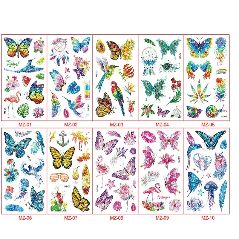 10PCS Temporary Tattoos for Children Football Soccer Fan Fake Tattoo Sticker Temporary Tattoo Sticker Sleeves Waterproof Man Kid 6