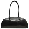 Women Fashion Shoulder Bag Large Capacity PU Leather Retro Commuting Bag Solid Color Trendy Shopping Bag Single Shoulder Bag