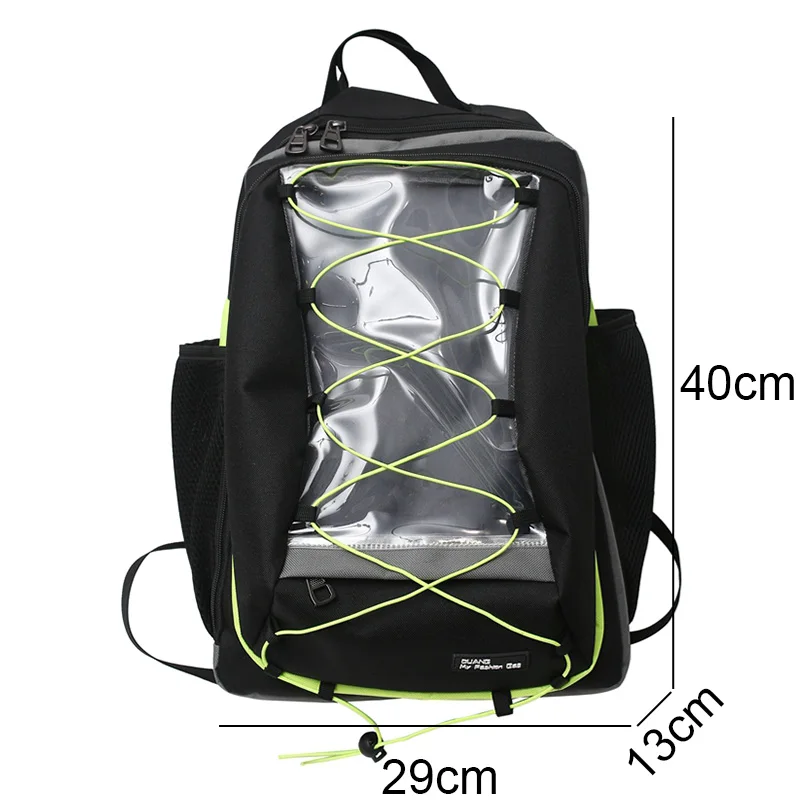 Male Women Transparent College Backpack New Boy Girl Laptop School Bag Trendy Ladies Backpack Fashion Female Men Travel Book Bag