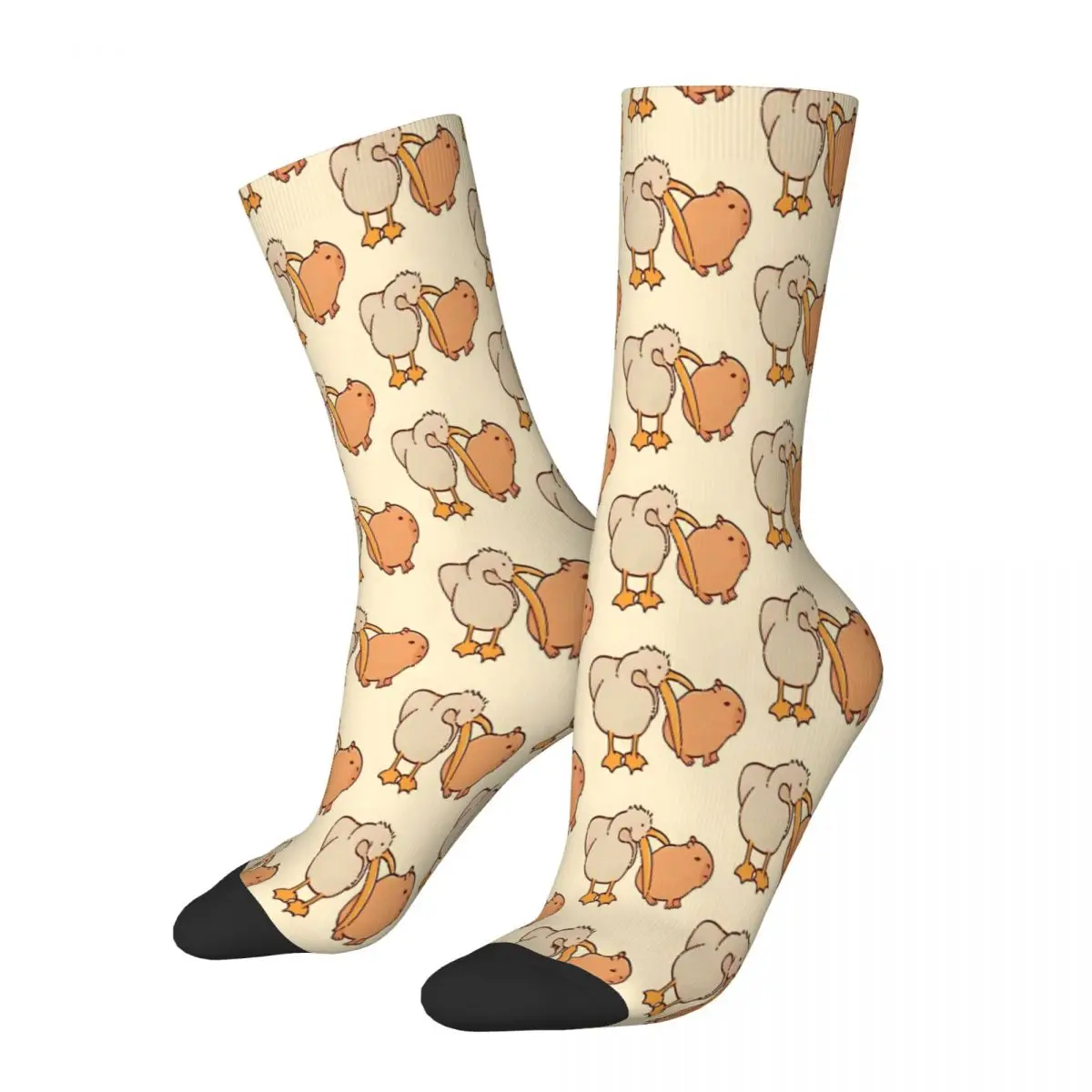 

Pelican And Capybara Capybara Socks Socks Male Mens Women Summer Stockings Polyester