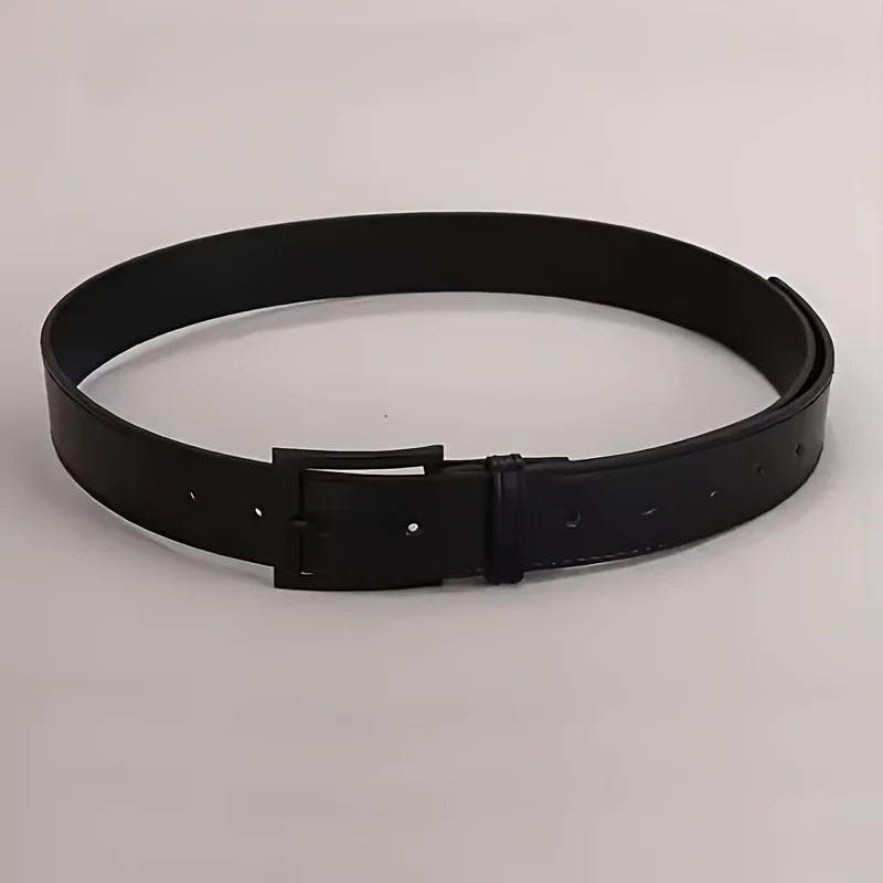New Luxury Belt for Men PU Leather Belt Metal Pin Buckle High Quality Famous Brand Designer Waist Strap Belt for Jeans Plus Size