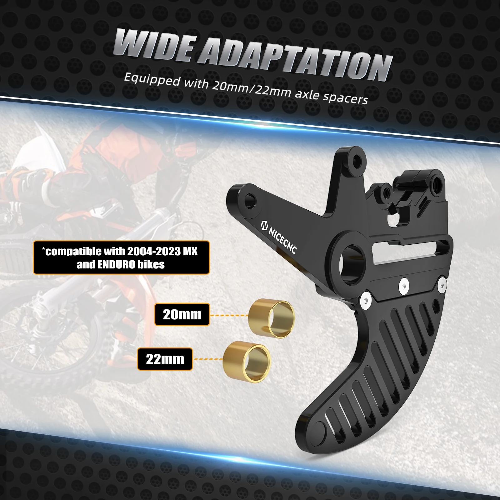 For-GasGas EC 300 Stunt Hand Brake Caliper Bracket For KTM TPi EXC 300 SXF 450 2014- Husqvarna TE 2014-