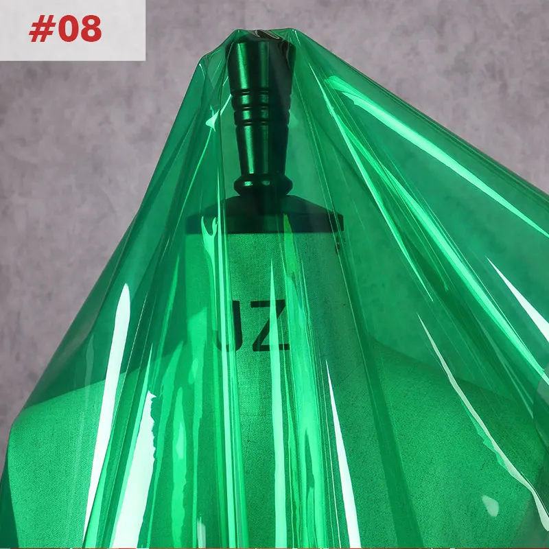 1x1,2 m Transparente TPU Stoff Gelee Film Wasserdichte Stoffe DIY Regenmantel Modenschau Kleidung Bühnenkostüme Nähen – Detail 5