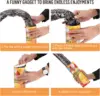 The Potato Chip Snake Can Jump Stage Magic Tricks Spring Snake Toy April Fool Day Halloween Party Jokes in A Can Gag Gift Prank 5