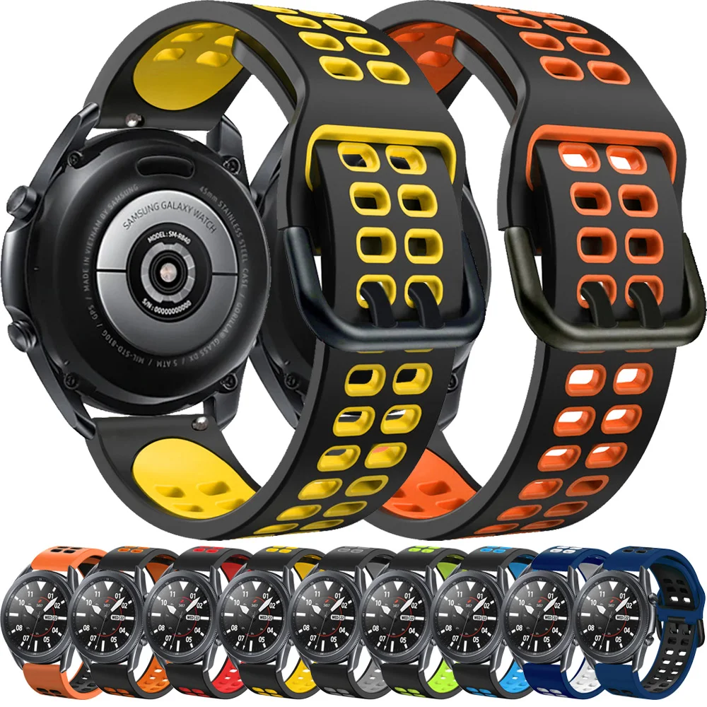 

Ремешок силиконовый для Huami Watch Amazfit GTR 3 Pro 2 2e, спортивный браслет для часов Stratos GTS 2 Bip s Pace 20 мм 22 мм