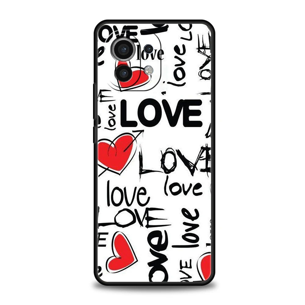 Soft Love Heart Phone Case Cover