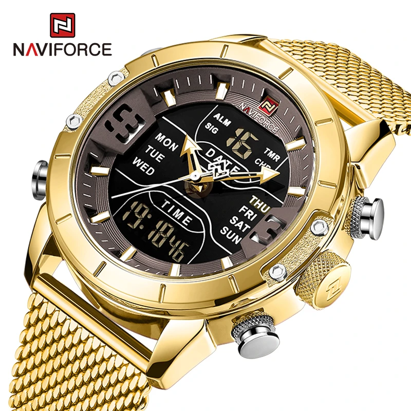 Naviforce Men Watch Top Luxury Brand Man Military Sport Quartz Wrist