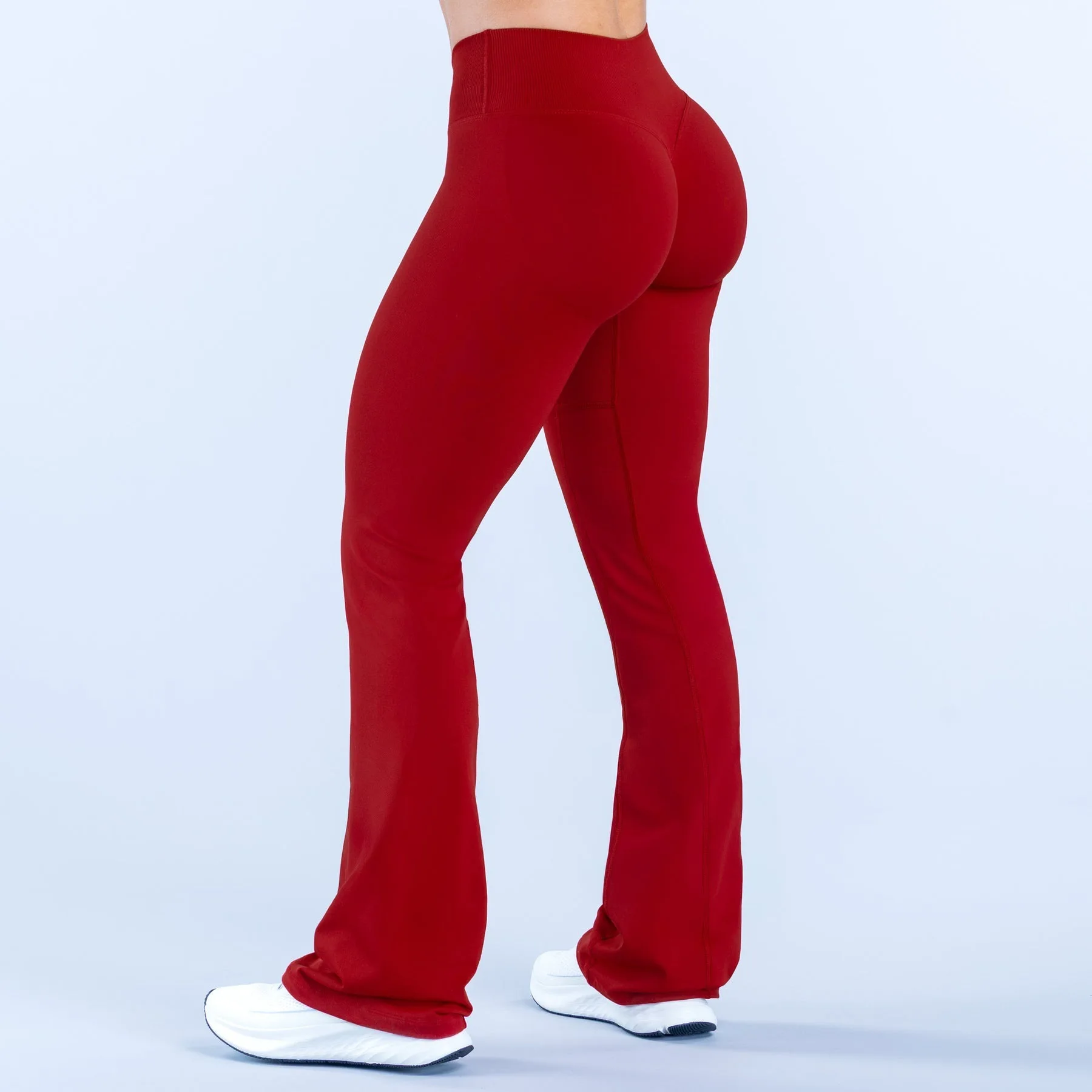 Pantalon Yoga Flare Taille Haute Croisée