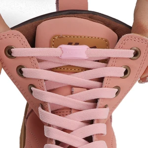 1 пара, разноцветные эластичные шнурки без завязывания, ширина 8 мм