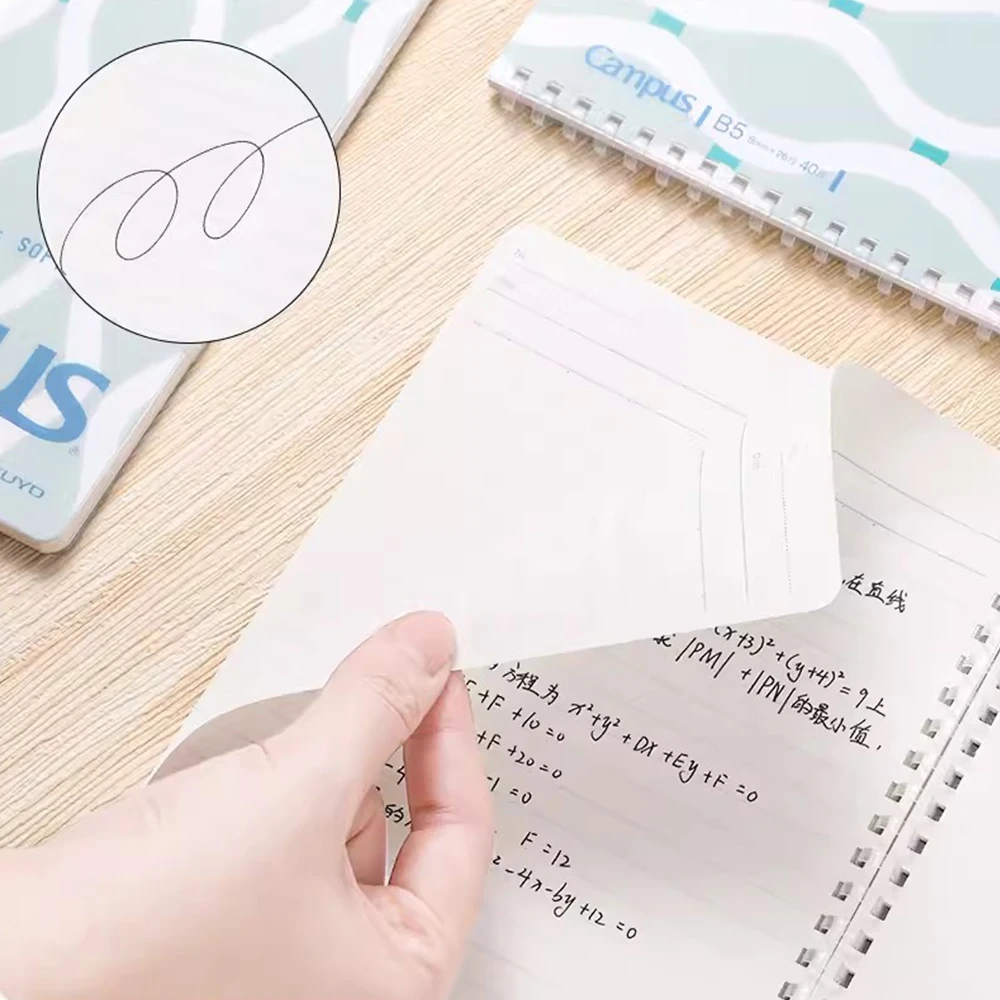 일본 KOKUYO 소프트 코일 노트북, 다이어프램 핸드 코일 북 A5/B5, 신선한 루즈 리프 노트북 저널 문구