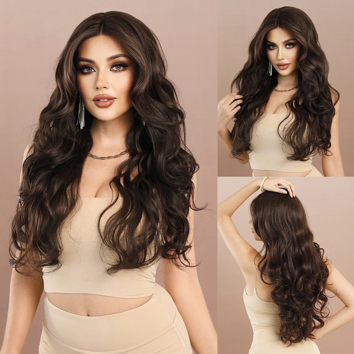 hot-style-13x42-inch-t-part-lace-wigs-for-women's-synthetic-black-brown-daily-party-long-curly-hair-glueless-wig-ready-to-wear