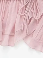 Women Fashion With Ruffled Front Tied Semi-sheer Tank Tops Sexy Backless Thin Straps Female Camis Mujer - Image 6