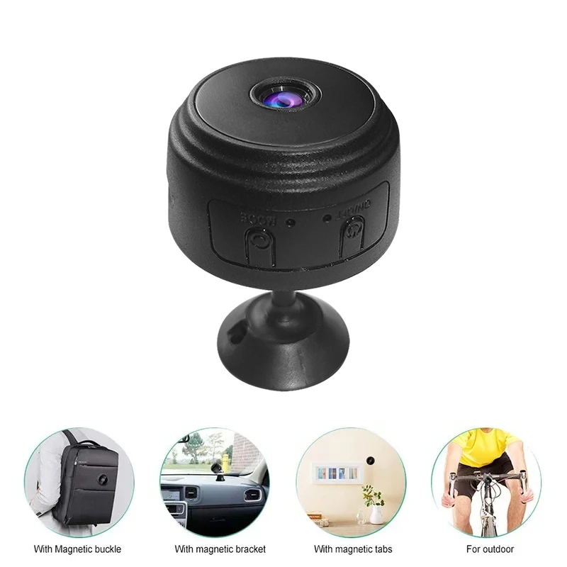 WiFi Mini Security Camera 2MP Smart Home Monitor
