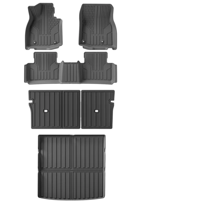 For Mazda CX-50 CX50 Floor Mats Trunk Mats All Weather Front Rear Cargo Liner Mat Waterproof Anti-Slip Foot Pads Accessories