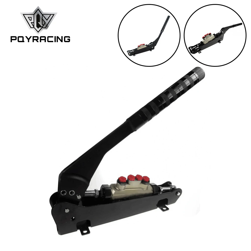 PQY-Tandem Hydraulic Handbrake Alloy Hand Brake Lever 4 Line Split Diagonal PQY-HB02