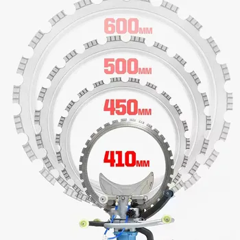 8800W Diamond Concrete Ring Saw  30-50cm Cutting Depth High-Frequency Brushless Portable Electric Power Cutter for Construction 2