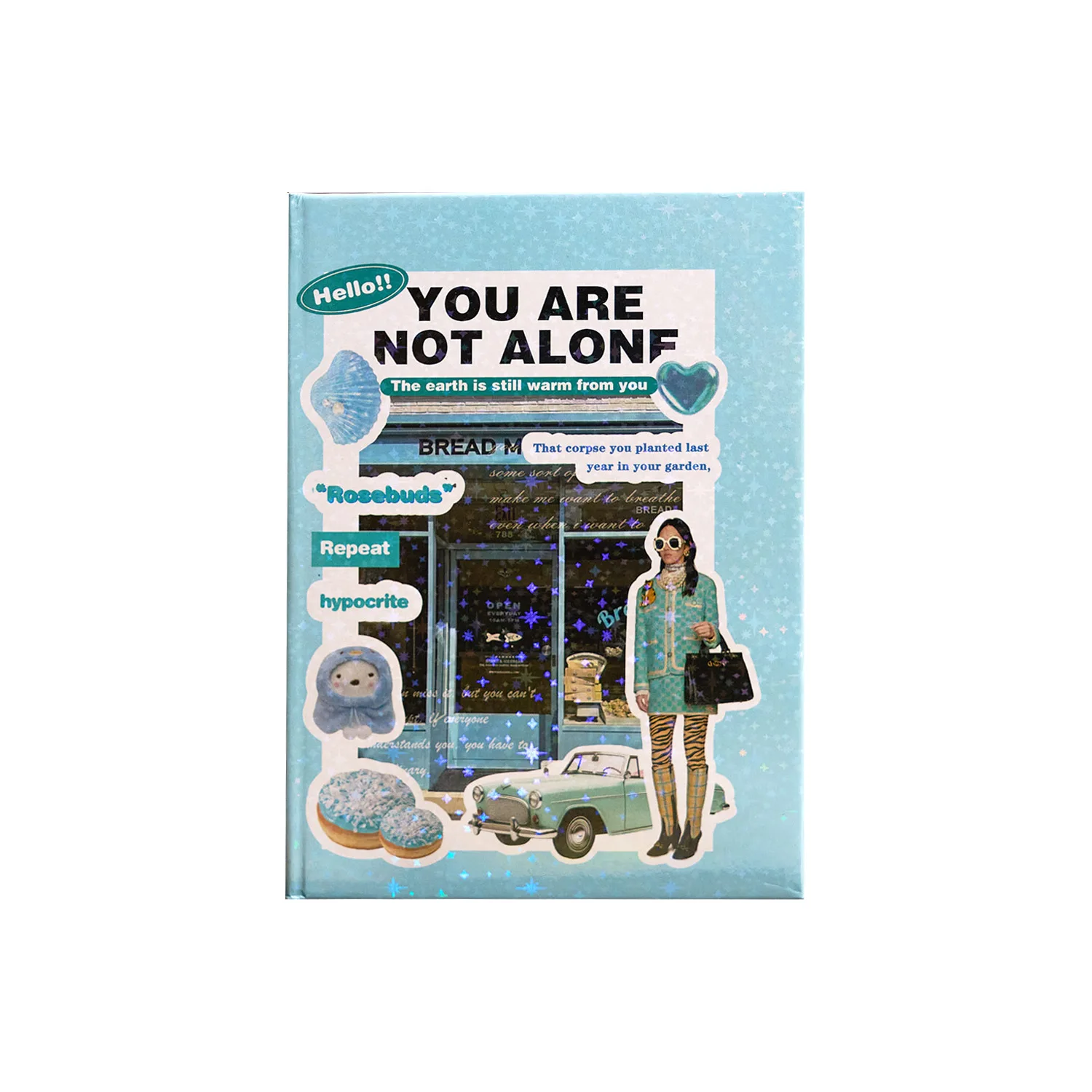 스티커 시트 45개 세트 ? 불렛 저널, 휴대폰 케이스 및 DIY 콜라주 장식 스티커용 다용도 재료