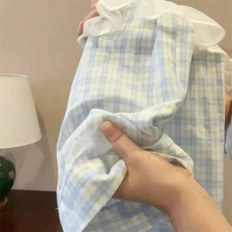 Kinder Mesh Hosen Mädchen Süße Mode Hosen Kinder Sommer Dünne Gerade Hosen Frühjahr Neue Casual Lose Kleidung 2-8 jahre – Detail 6