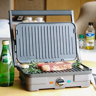 Cuisinart/ Meishan Ya GRILL Commercial Steak Frying Machine Indoor BBQ Smokeless Barbecue Frying Pan