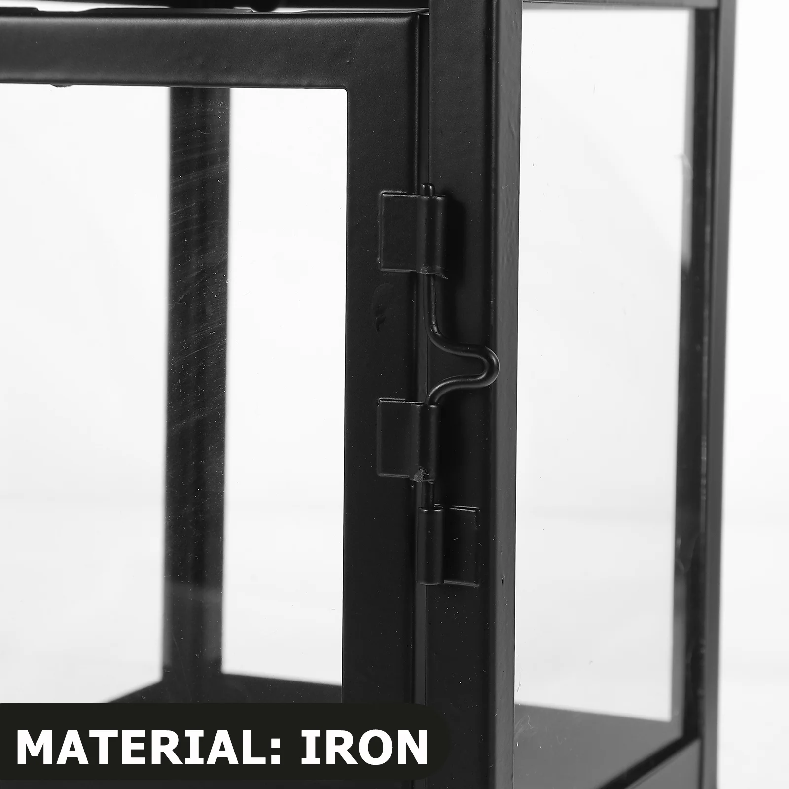 Vintage Candle Lantern Decorative Desktop Candle Lantern Decor Hanging Holder Delicate Iron Indoor Candle Holders