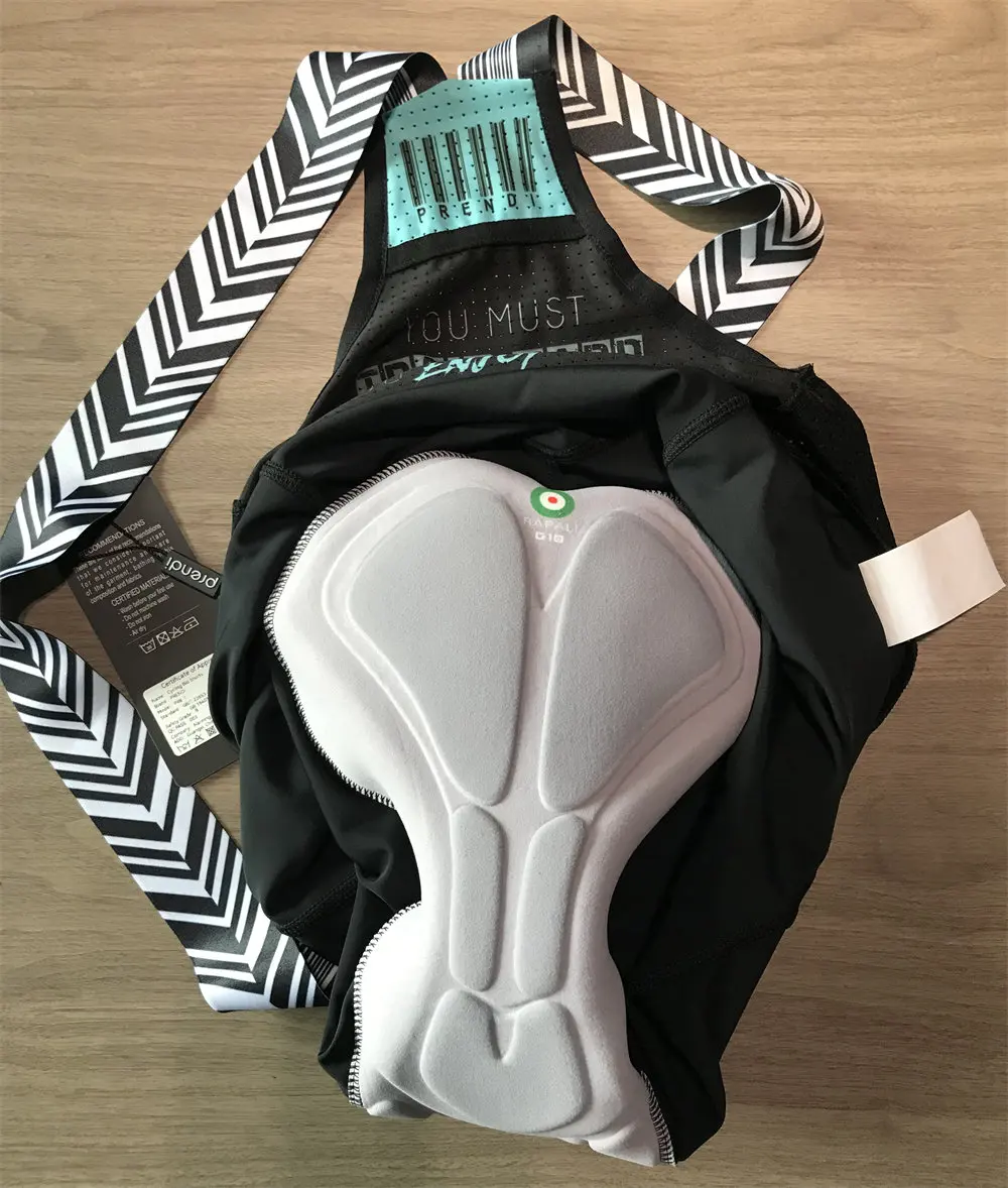 PRENDI Men Cycling Bib Shorts Gel Pad Summer Cool Tight with Pockets Male Bike Outdoor Sport Wear Rubber Non-Slip Band cycling bib shorts