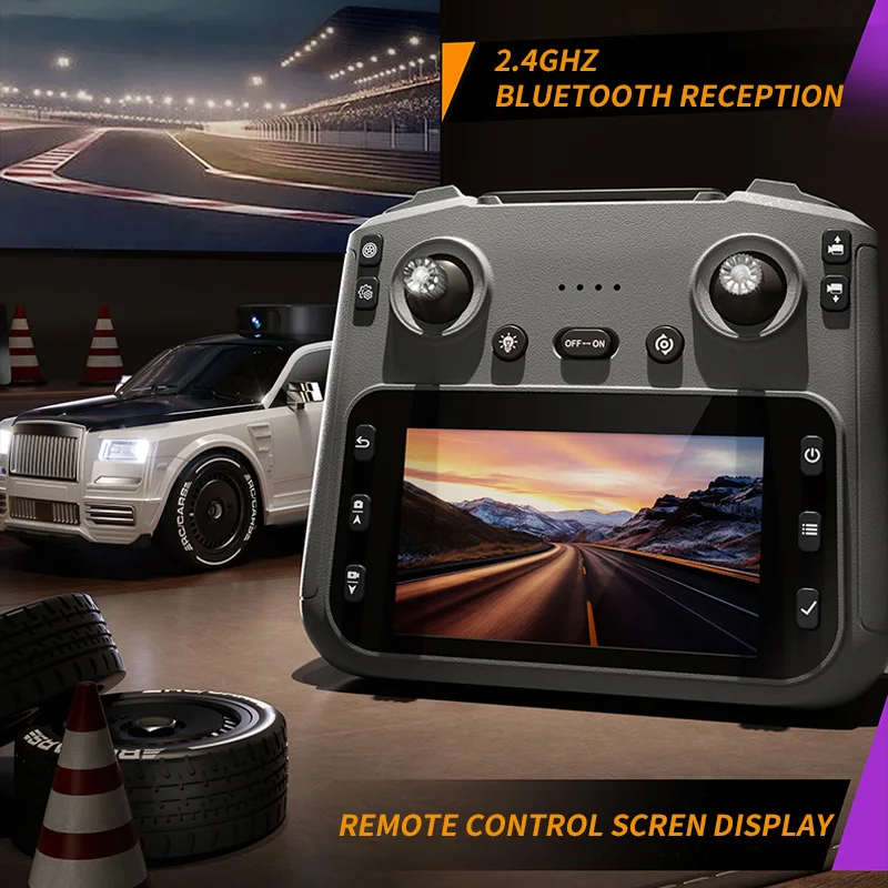 레노버 911S RC카 4K HD 카메라 4륜구동 4.3인치 화면 카메라 리프팅 디자인 LED 조명 드리프트 HD 비디오 어린이/성인용 RC카 장난감 신제품