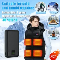 50000mAh Powerbank for Heating Vest Jacket Gloves Heated Auxiliary Battery DC 7.4V Portable Electric Heating Equipment 2026