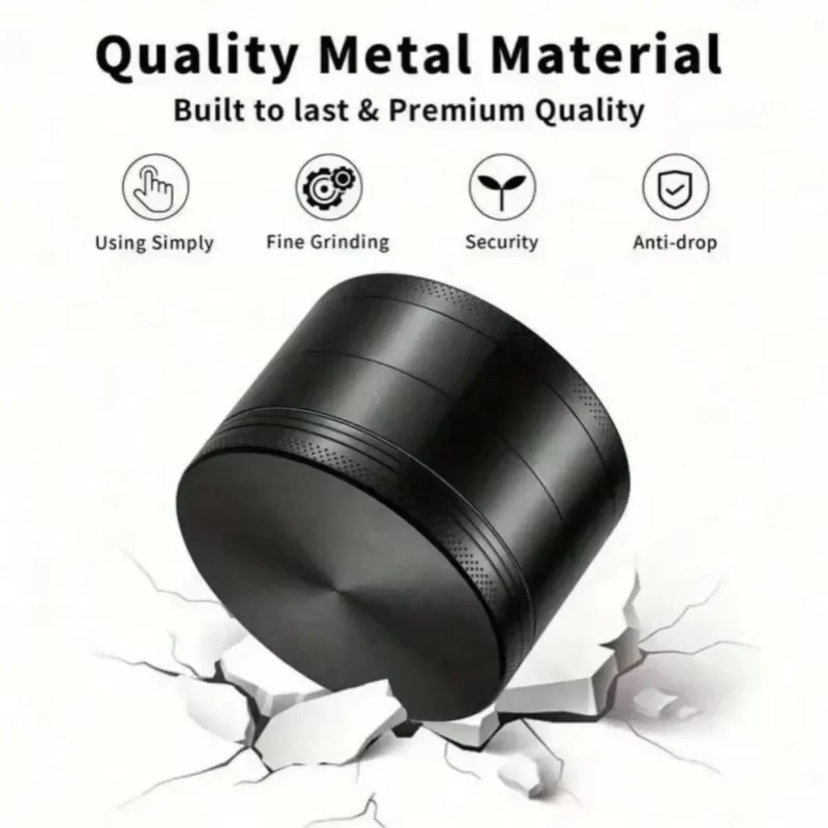 1.6/2/2.5inch Moon Herb Grinder Boho Sun 4-layer Manual Salt Spice Mill Pepper Mortar Tobacco Grass Raw Grinder Smoking Tool 6
