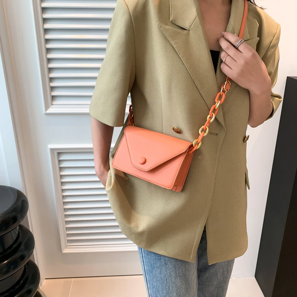 Women Shoulder Bag Solid Envelope Crossbody Bags Fashion Crossbody Purse  Handbags Female Bags Satchel Bags