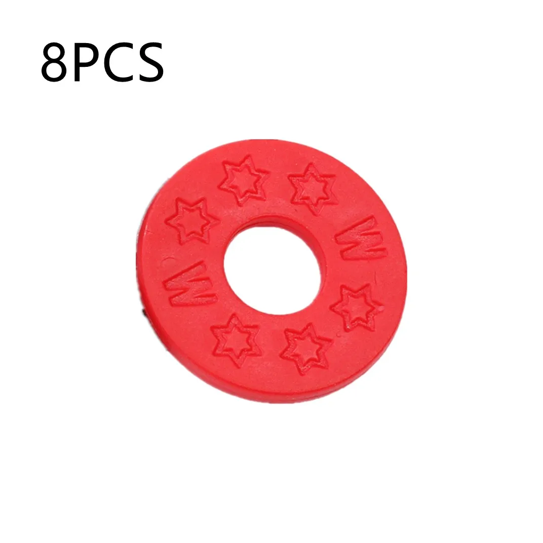 

8pcs Guitar Strap Locks Black/Red No Need Remove Existing Strap Buttons PE Protects Your Electric Guitar Accessories