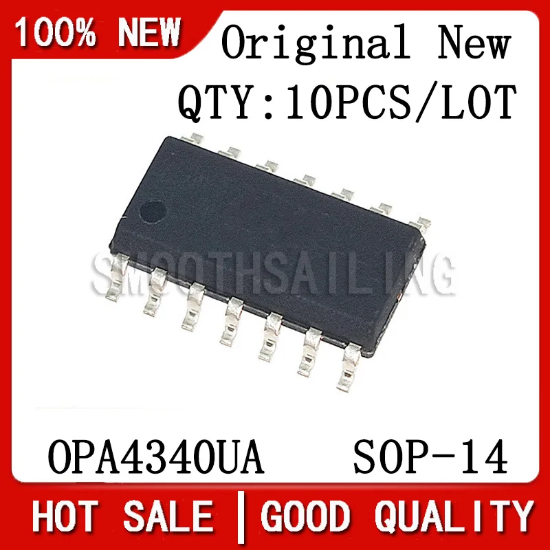 

Набор микросхем OPA4340UA OPA4340 4340 SOP14, 10 шт./комплект