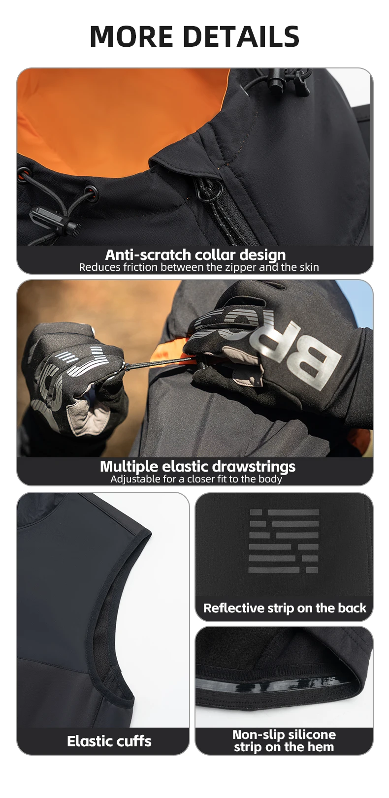 hood detail vest