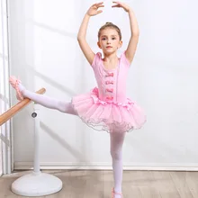 Kids' Dancewear Ballet Dress Bowknot Solid Splicing Girls'