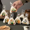 50Pcs Lovely Cartoon For Triangle Rice Ball Packaging Bag Nori Onigiri Sushi Bag Sushi Making Mold Bento Accessories