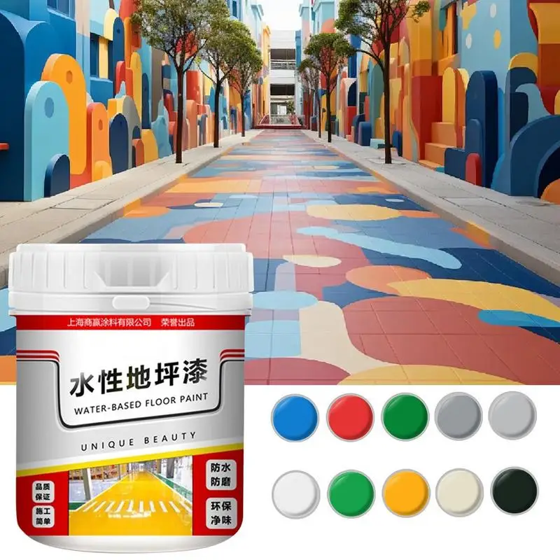 Water Based Floor Paint Workshop Specific Wear-resistant Anti Slip Waterproof Refurbishe Quick Drying wall paint rust removal paint