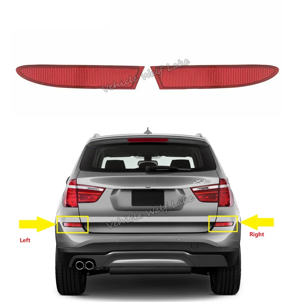 

For BMW X3 F25 2011 2012 2013 2014 Car Rear Tail Bumper Corner Reflector Decorative False Light Lamp