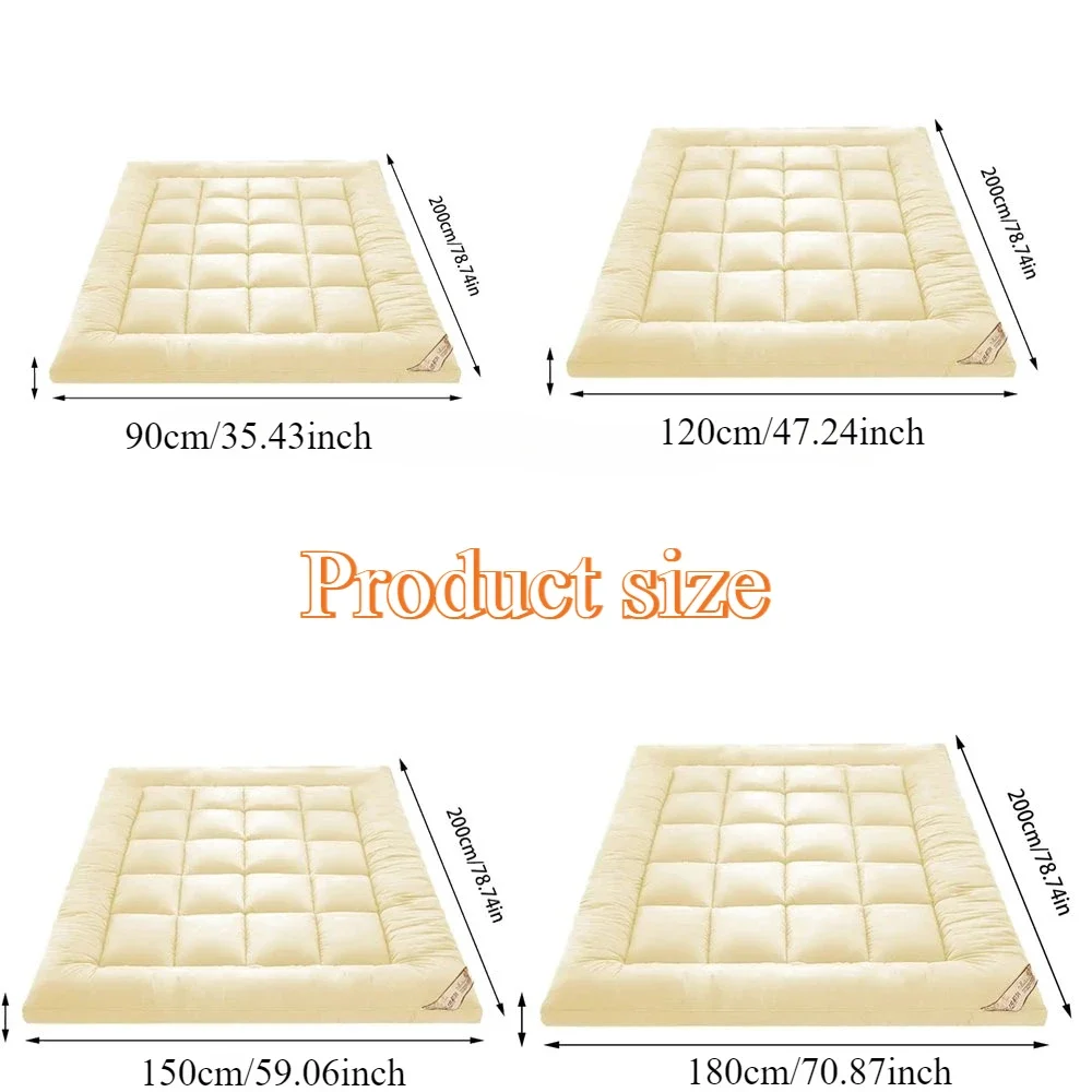 Description Picture 2 of itemSoft Comfortable Thick 10cm Topper Mattresses Suitable for Dormitory Home Tatami Mattress Twin Queen King Size Simple Stylish