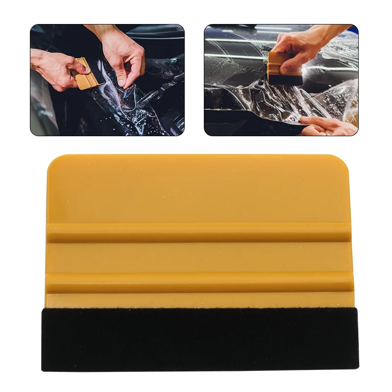Car Film Tools PP Soft Plastic Squeegee Window Tint Film Sticker Scraper Applicator Glass Cleaning Water Wiper Spatula