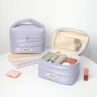 New Makeup Bag Women's Large Capacity Portable Cosmetics Skin Care Storage T ravel Toilery Bag 1