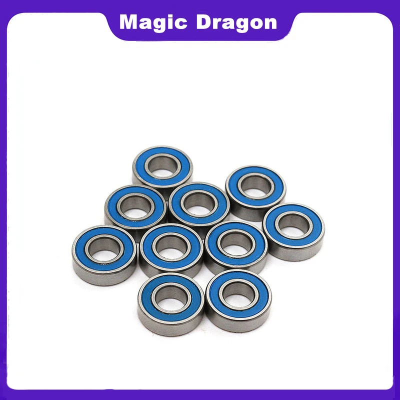 10PCS ABEC-5 MR106-2RS MR106 2RS MR106 RS MR106RS 6x10x3 mm Blue rubber sealed miniature High quality deep groove ball bearing