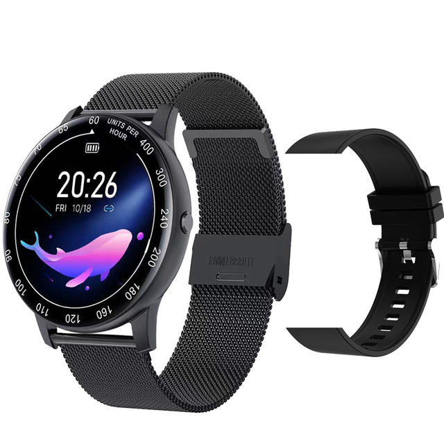 Smart Watch Men Full Touch Call Reminder Waterproof Heart Rate Fitness Tracker Round Smartwatch Women for Android IOS Phoen