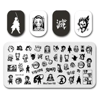 Nail Stamp MouTeen168 Comics And Animation Art Nail Stamping Plates Manicure Set For Nail Art Stamper 1