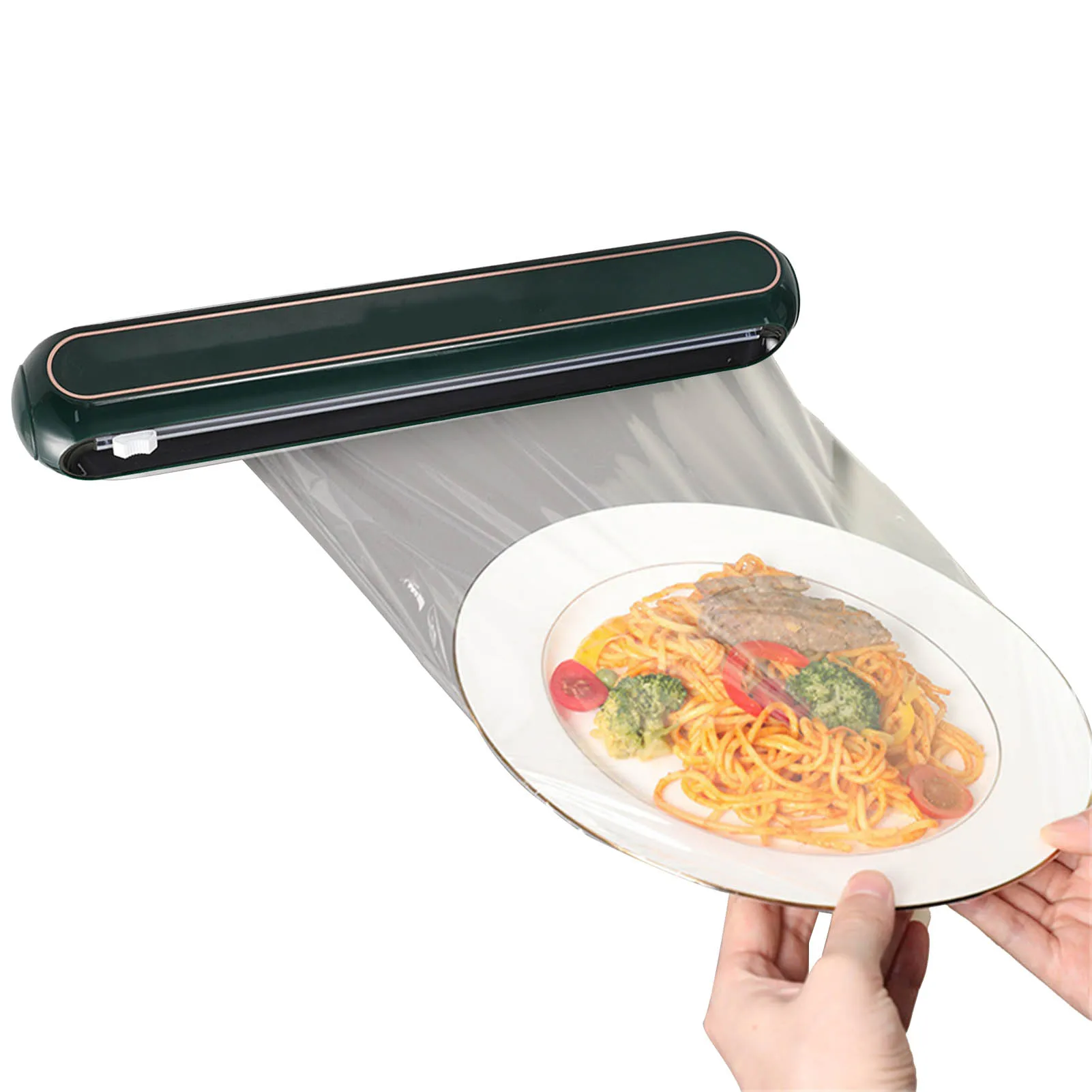 Cling Film Cutter Aluminum Foil And Cling Film Dispenser With Slide