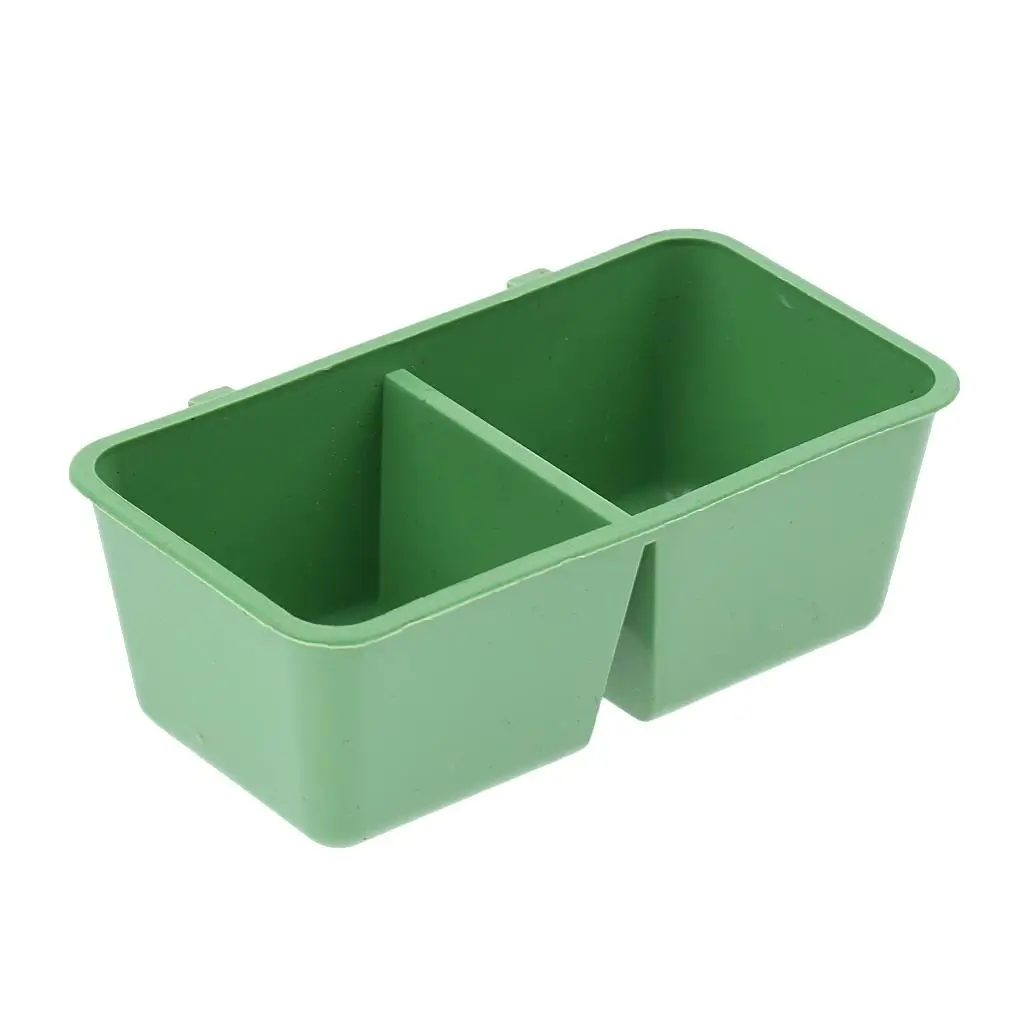 Bird Parrot Feeding Cups Food Water Bowls Dish for Small Animal Chinchilla Ferret Cockatiel Conure Parakeet 10x