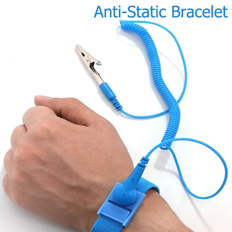 Anti Static Bracelet Electrostatic Adjustable Cable Strap Esd