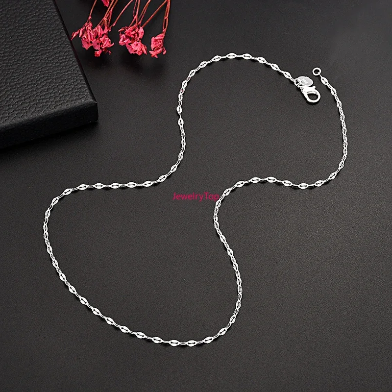 925 Sterling Silver Necklace 45-75CM
