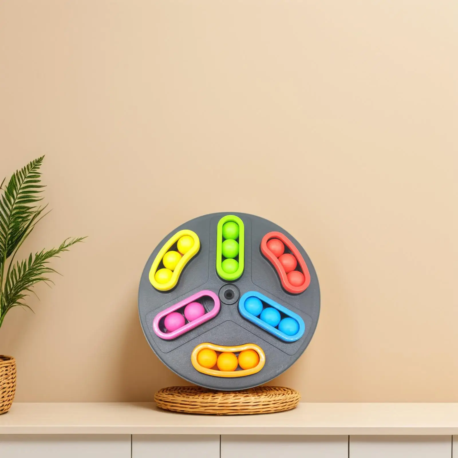 Rotating Maze Ball Toy Plastic Beads Puzzle Game Kids Brain Development Stress Relief Gift Student Reward