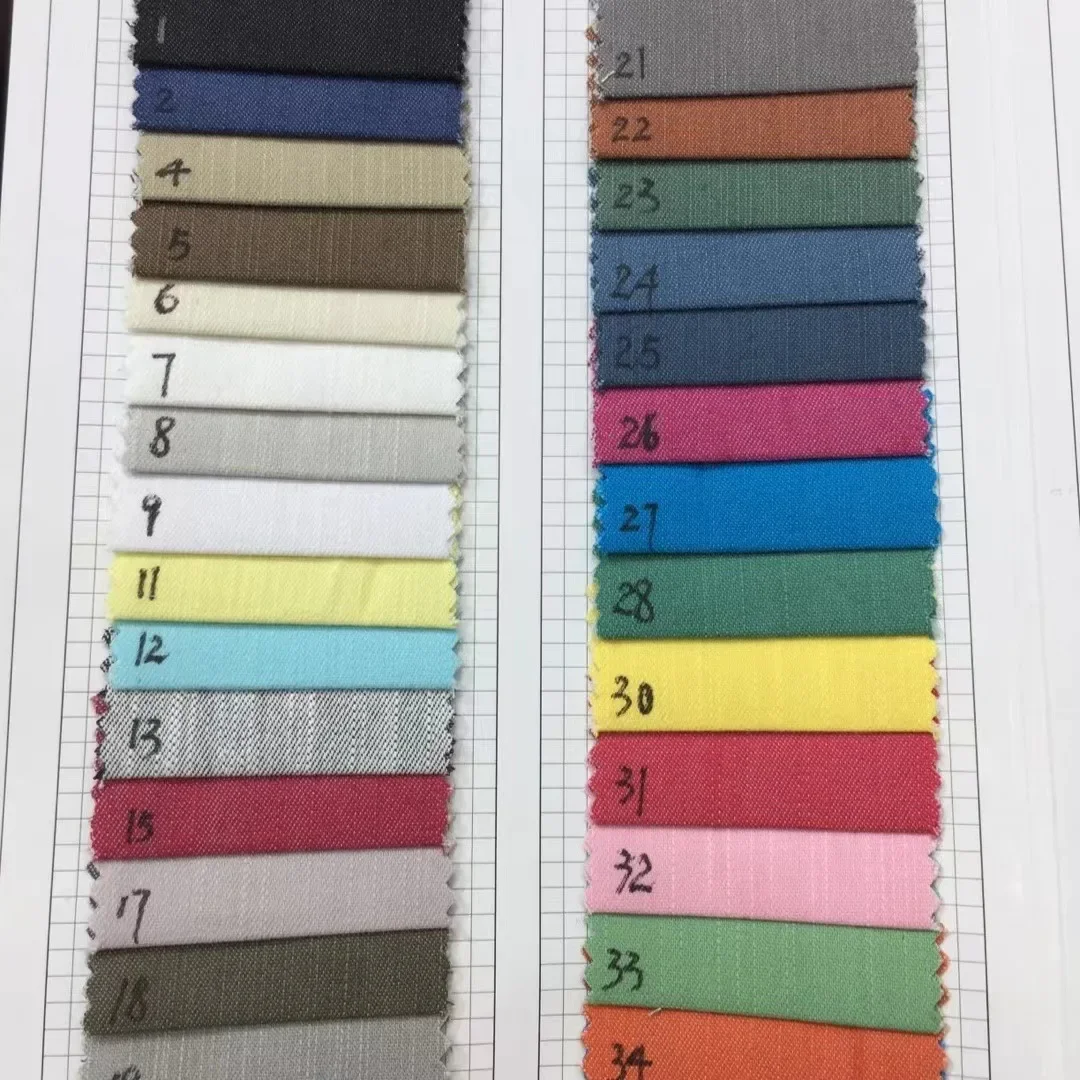 Trendy 200D Encrypted Colorful Bamboo Node Denim Fabric Plain Weave Elastic Jeans Fabric for Children's Pants Clothing Accessori