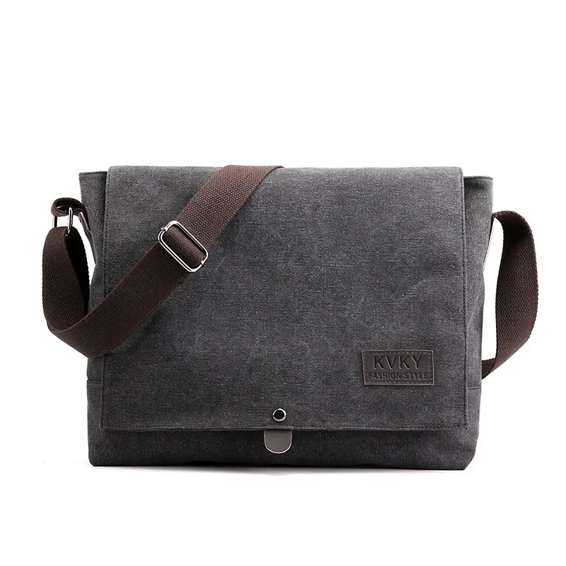 

Men's Canvas Crossbody Shoulder Messenger Bags Man New Fashion Cross Body Bag