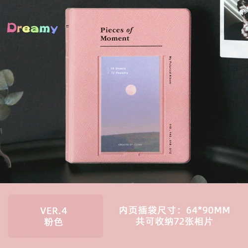 Iconic Vegan Hardcover Mini Photo Album with Writing Space 72 Pockets,  Instant Photo Album Comes with Sturdy Spine and Hardcover - AliExpress